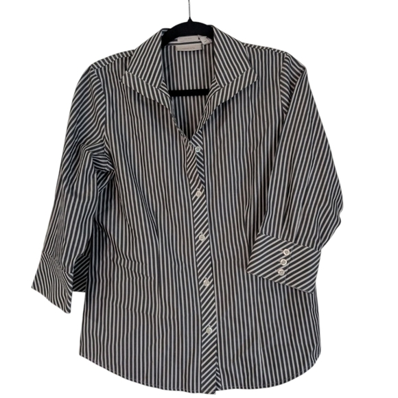 Chico's Tops - Chico's Striped Button-Up Shirt
